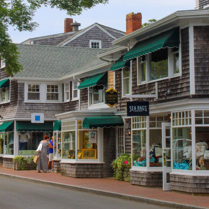shopping center buildings