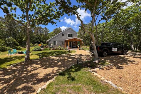 House surrounded by nature.